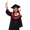 kids graduation costume academic gown amp