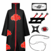 naruto coat redblack cloak