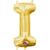 l16 letter i gold mini shape