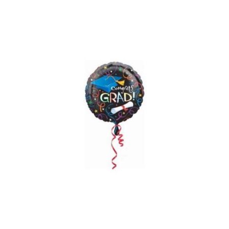 S40 GRADUATION CELEBRATION FOIL BALLOON 18IN