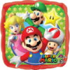 S60 MARIO BROS. SQUARE FOIL BALLOON 18IN s60 mario bros square foil balloon