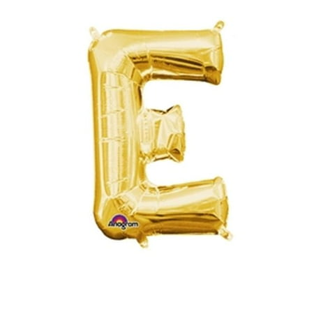 l16 letter e gold mini shape