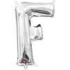 l16 letter f silver mini shape