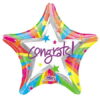 s40 multi colred congrats foil balloon