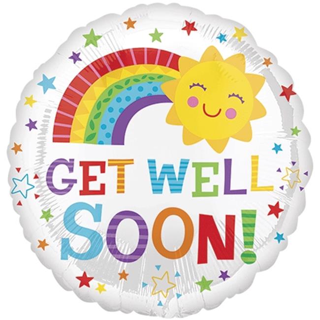 s40 get well happy sun foil