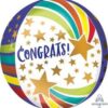 g20 congrats stars orbz foil balloon
