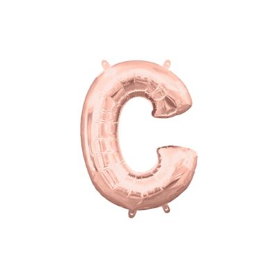 l16 letter c rose gold mini