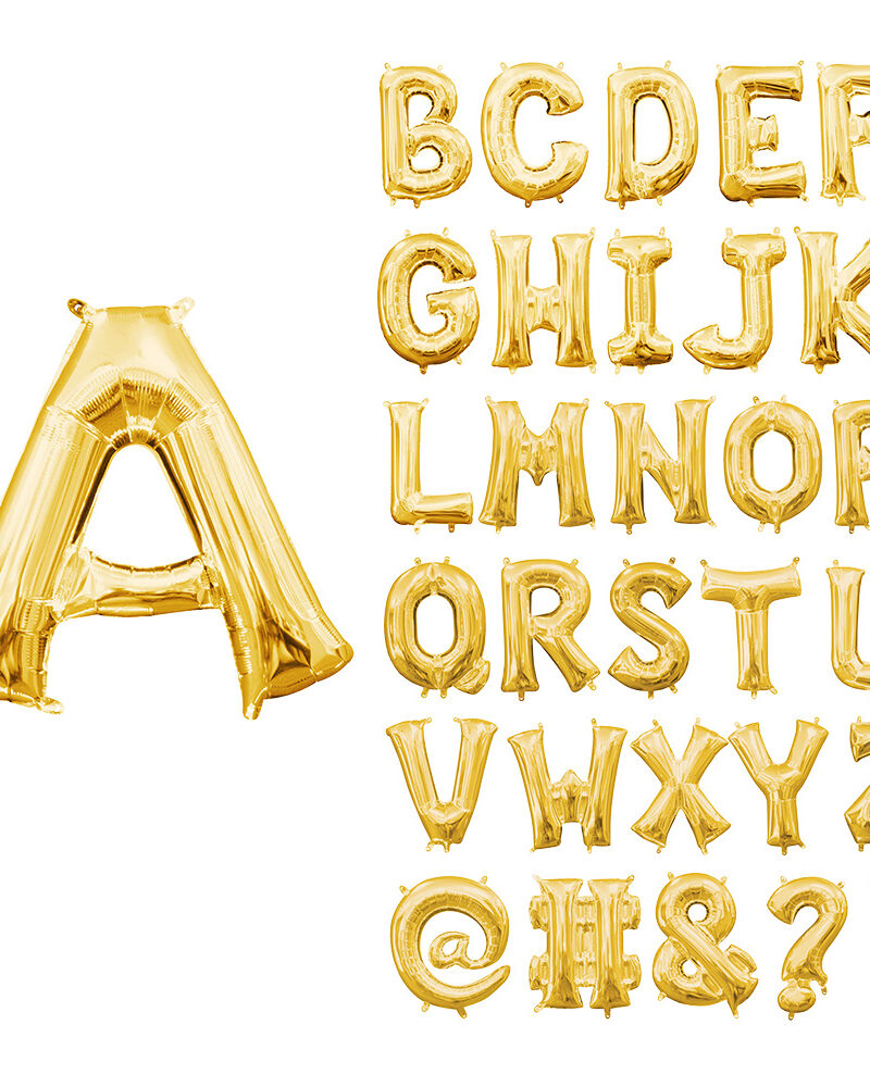 l16 letter d gold mini shape