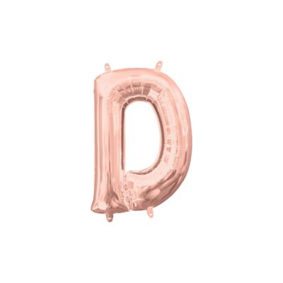 l16 letter d rose gold mini