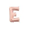 L16 LETTER E ROSE GOLD MINI SHAPE FOIL BALLOON l16 letter e rose gold mini