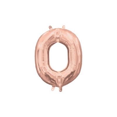 l16 letter o rose gold mini