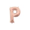 l16 letter p rose gold mini
