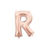 l16 letter r rose gold mini