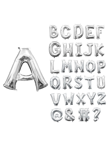 l16 letter y silver mini shape