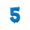 l16 number 5 blue mini shape