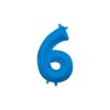 l16 number 6 blue mini shape