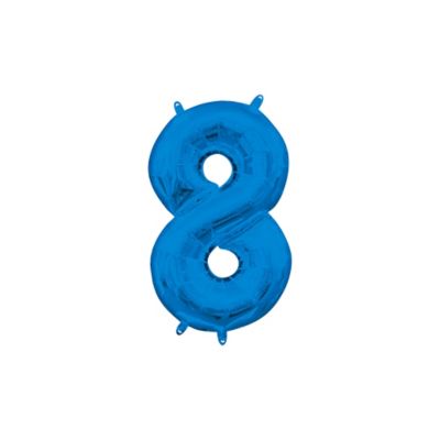 l16 number 8 blue mini shape