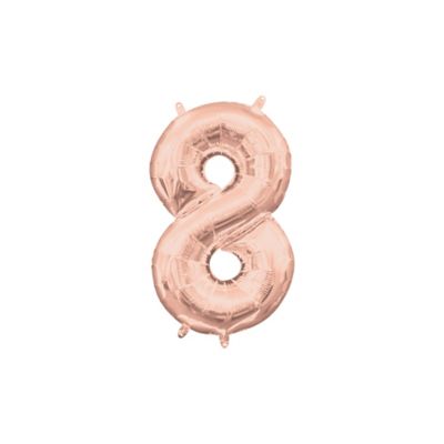l16 number 8 rose gold mini