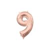 l16 number 9 rose gold mini