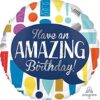 S40 AMAZING BIRTHDAY! FOIL BALLOON 18IN s40 amazing birthday foil balloon 18in
