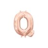 l16 letter q rose gold mini