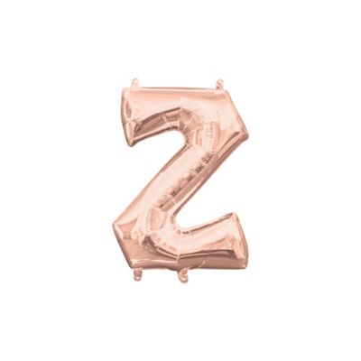 l16 letter z rose gold mini