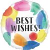 s40 best wishes painted swoosh foil