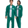 Unisex Game Player 456 Costume – Green Tracksuit Outfit