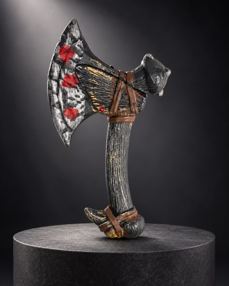 Halloween Bone Axe Costume Prop promotional image showing one bone axe costume prop