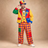 Colourful Circus Clown Costume - Adult Men XL shown on an adult model