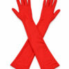 Red Long Costume Gloves - Pair Red Long Costume Gloves - Pair on a white background